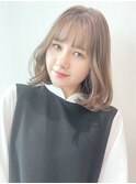 ボブ顔まわりリバース_大人ガーリーチョコレート_28842