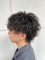ネクストメンズ 表参道(NEXT men's)&nbsp;ミニウルフ×波巻き［メンズパーマ/ツスパイラルパーマ/カット