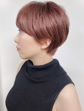 モリオフロムロンドン 原宿本店(morio from London) 【morio原宿】マッシュショート　ピンクブラウン