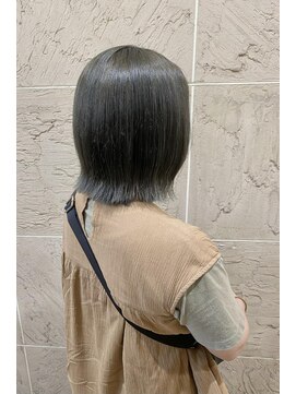 ザ ラボ アングゥ(The Labo ungu) 髪質改善カラー/オリーブグレージュ/ボブ