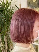 アイ 代々木公園(aye)&nbsp;ケアブリーチ×ピンク×ボブ