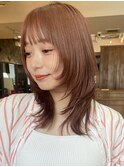 顔まわりレイヤー ウルフレイヤー 前髪カット表参道青山20代30代