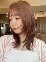 ビュートリアム 南青山(BEAUTRIUM)&nbsp;顔まわりレイヤー ウルフレイヤー 前髪カット表参道青山20代30代