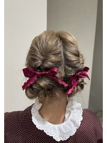 ワークスヘアー(WORKS HAIR)&nbsp;ツインお団子/ツインアレンジ