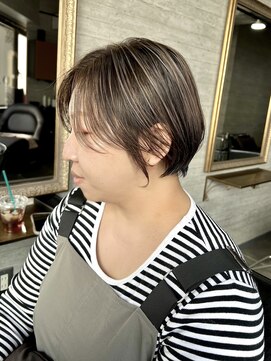 バーチョ(bacio) 20代30代40代◎小顔骨格矯正ショート【麻生/札幌ショート/白髪】