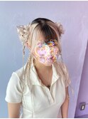 お団子ツイン / ツインテール / ヘアメ / ヘアセット