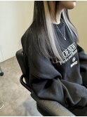 20代30代40代ストレートイヤリングカラーホワイト