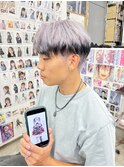 ホワイトシルバーエンドカラーブラック
