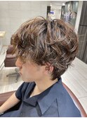 シャドウパーマ メンズヘアー