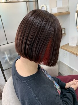 シアアルン 新小岩店(SHEER alun) ボブ/レッドカラー/SHEERalun新小岩店