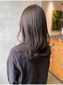 オリーブグレー×レイヤー