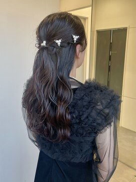 ゴウトゥデイシェアサロン 町田店(GO TODAY SHAiRE SALON) シンプル可愛いパーティーヘアアレンジ♪
