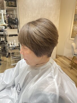 フィゼル あべのルシアス店(Aujua fizelle) 白髪ボカシ10歳若返るカラー *佐藤 空