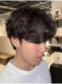 韓国マッシュフェザーパーマダウンパーマシャドウパーマ