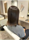艶髪切りっぱなしボブ