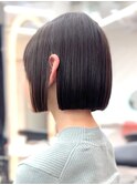 お顔が小さく見える顎ラインボブ！