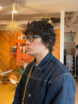 エルマノ 仙川(L mano) メンズミディアムパーマ