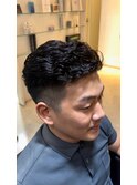 男前コテパーマ