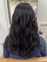 ハノン バイ リンクス 大宮(Hanon by LINKTH) ブルーブラック/巻き髪スタイル/韓国スタイル