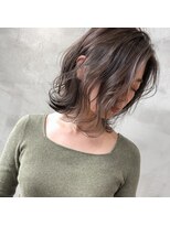 ギークス(GEEKS)&nbsp;【GEEKS渋谷】秋グレージュ/レイヤーボブ/くびれボブ/伸ばしかけ