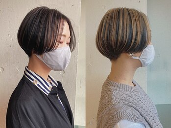 モップス 能見台店(MOPS)の写真/気になる白髪も自然にカバー♪こだわりの薬剤で染める度に美しく◎話題の白髪ぼかしハイライトもおすすめ。