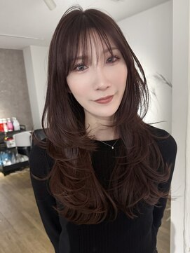 エトワ 中央店(etoi) 大分ミディアムレイヤー韓国ヘアハッシュカット顔まわりカット