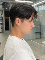 エルマーク 松山(L-MARK)&nbsp;マッシュヘア/黒髪/メンズカット/men's/フェザーパーマ