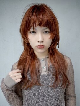 ギークス(GEEKS) 【GEEKS渋谷】セミロングレイヤー/ウルフカット/春夏カラー/小顔