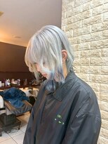 アンドケー 那覇おもろまち店(and K)&nbsp;デザインカラー/裾カラー/ポイントカラー/くすみブルー