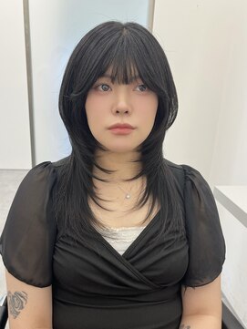ゴウトゥデイシェアサロン 町田店(GO TODAY SHAiRE SALON) ミディアムハッシュカット【町田】