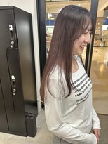 リンダ(LINDA)&nbsp;ラベンダー/透明感カラー/ロングヘア[札幌美容室LINDA]
