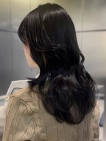 シティ オモテサンドウ(CITY omotesando)&nbsp;ブルーブラック ミディアムレイヤー