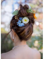 エムエヌエム(MNM.)&nbsp;wedding×お団子風アップ