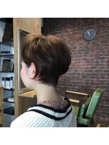 エドゥース(et DOUCE)&nbsp;ダークグレージュ×マニッシュショート◆30代40代50代60代