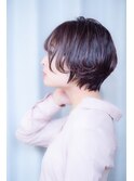 大人クールなボリュームひし形ショート