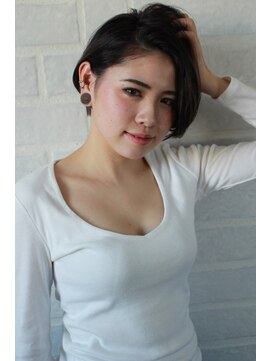 ブリーチ ラボ エーアイ 原宿店(BLEACH LABO Ai) 20代30代40代50代 色っぽふんわりショートの重軽ウェーブヘア♪