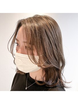 スロウヘアシェア(slow hair×share) 韓国レイヤー・ハイライトベージュ