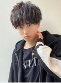 《Agu hair》ナチュラルスパイラル ツーブロ マッシュ