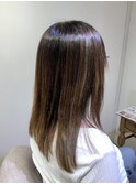 セミロングスタイル
