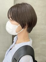 ソーコ 渋谷(SOCO) マッシュショートカット丸みショートカット黒髪ショートカット