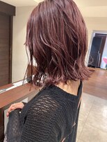 ジャム(Jam) 切りっぱなしボブ×秋色モーブピンクで可愛く★中村大輔