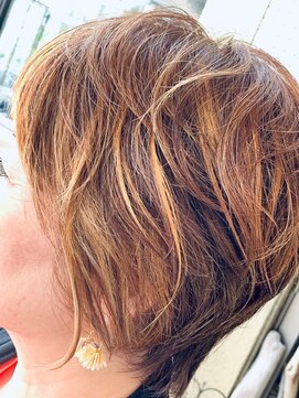 アングル(angle) [angle/西新駅]ハイライト白髪ぼかし