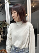 フィル(fil)&nbsp;ウルフボブ／ボルドー