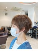 柔らかい質感のふんわりショート◎