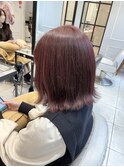 ハイライトでピンクカラー【銀座】鶴岡