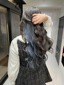 ラピス 大宮(Lapis) ブルーインナーカラー♪