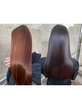 広がりやパサつきの気になる髪を改善*思わず触れたくなる美髪へ#髪質改善#縮毛矯正#トリートメント#三宮