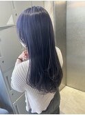 【lilley 稲永麻衣】ブリーチカラー+ラベンダー+レイヤーカット