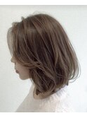 大人かわいい小顔ミディアムボブ 20代30代40代/銀座