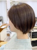【morio成増/児玉】束感ショート　赤味撲滅カラー